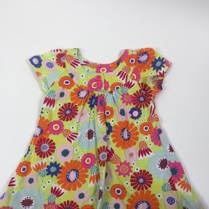 Hanna Andersson Lime-green S/S Dress in Kids